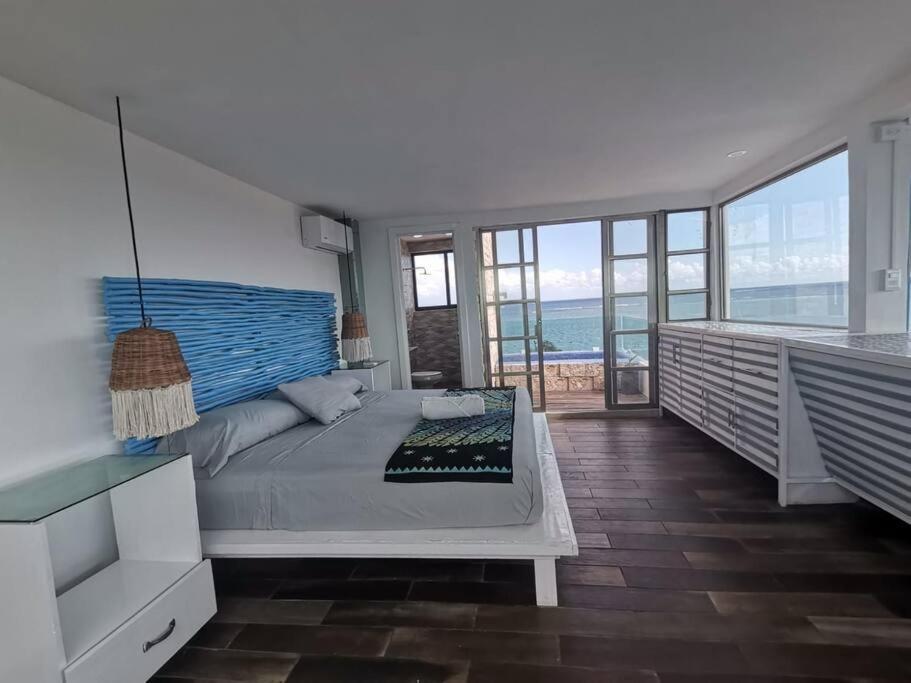 Bonita Habitacion Con Pequena Piscina A Aire Libre Пуэрто-Морелос Экстерьер фото