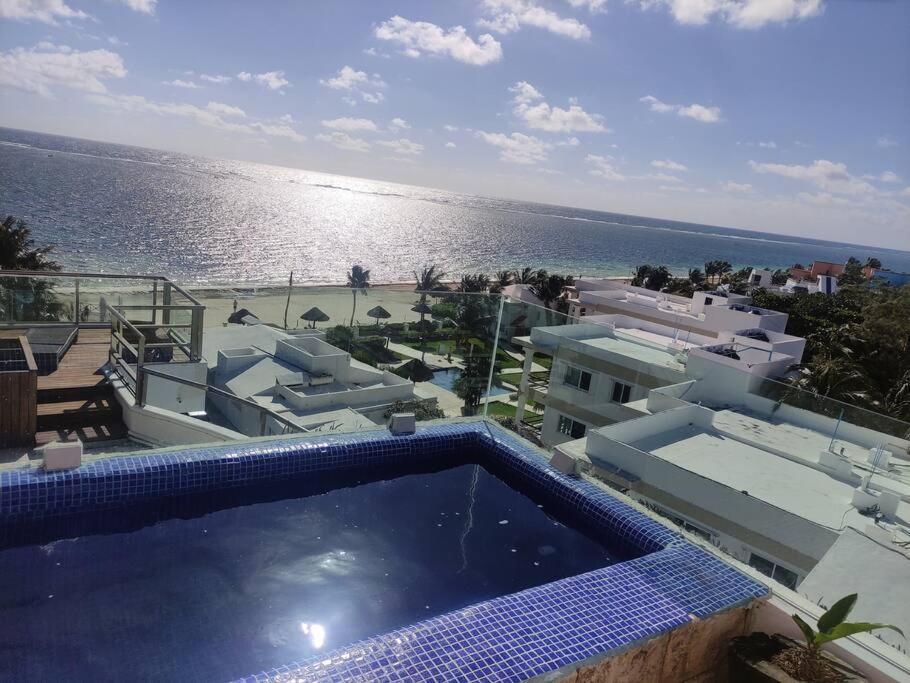 Bonita Habitacion Con Pequena Piscina A Aire Libre Пуэрто-Морелос Экстерьер фото