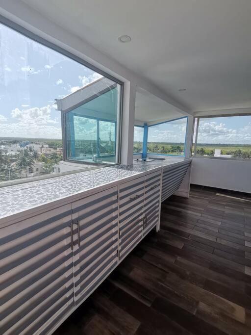 Bonita Habitacion Con Pequena Piscina A Aire Libre Пуэрто-Морелос Экстерьер фото